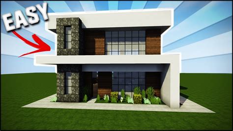 Minecraft House Tutorial Easy Simple Modern House Best House