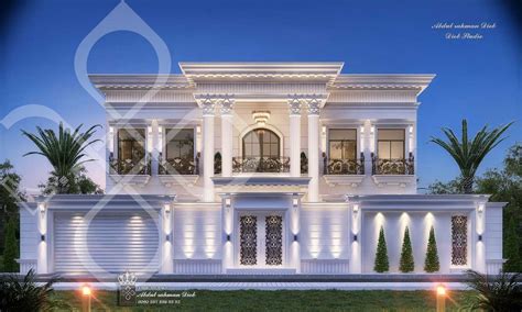 Alshalawi Villa Classic Style Ksa • Diebstudio Classic House Design