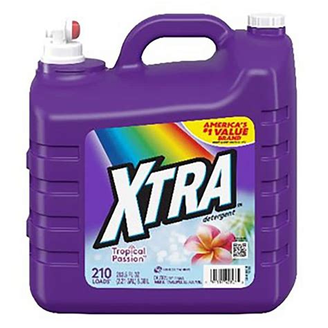 Xtra 2835 Oz Trop Passn Liquid Laundry Detergent 42907 The Home Depot