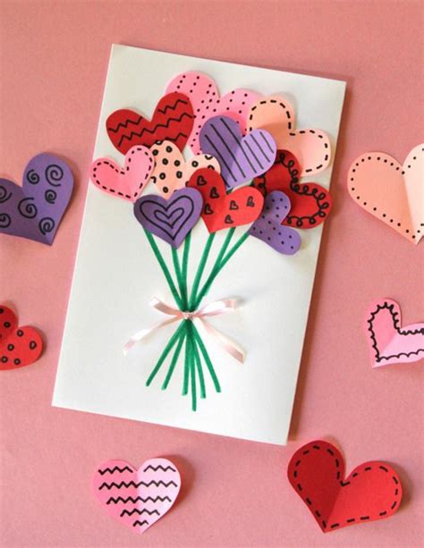 bricolage carte fete des meres carte vase et belles fleurs pour la fête des mères 2013