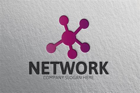 Network Logo Creative Illustrator Templates ~ Creative Market