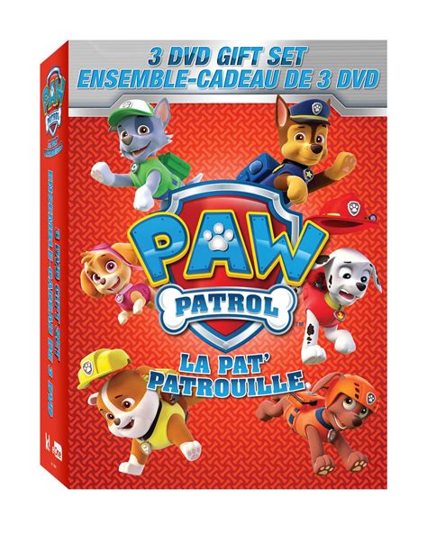 Paw Patrol 3 Dvd T Set Quebec Only Walmart Canada