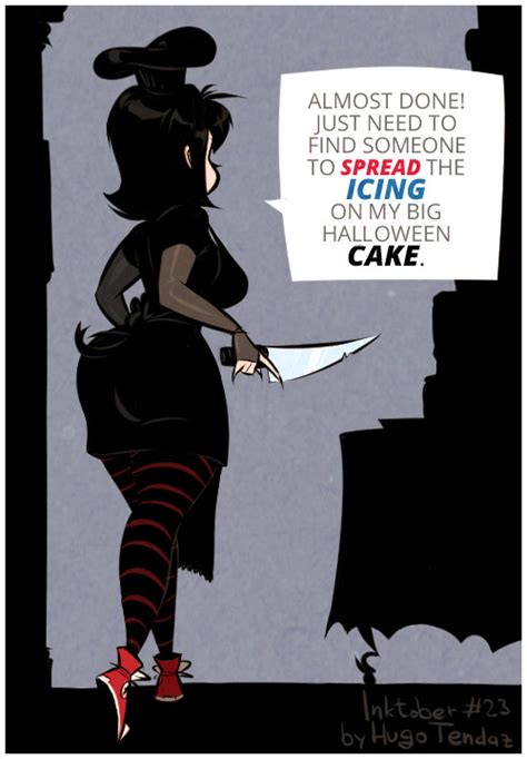 inktober2017 23 mavis icing on her big cake by hugotendaz on deviantart