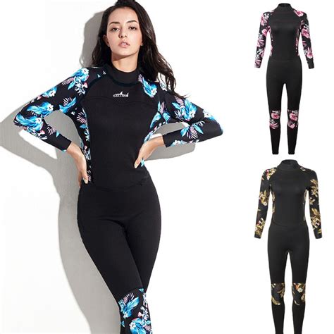 Diving Suits Diving And Snorkeling Neoprene Wetsuit Women 2mm Surfing Wetsuits One Piece Swimming