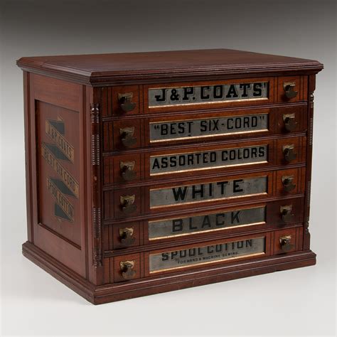 Morgan wealth management is a business of jpmorgan. J. & P. Coats Spool Cabinet | Cowan's Auction House: The ...