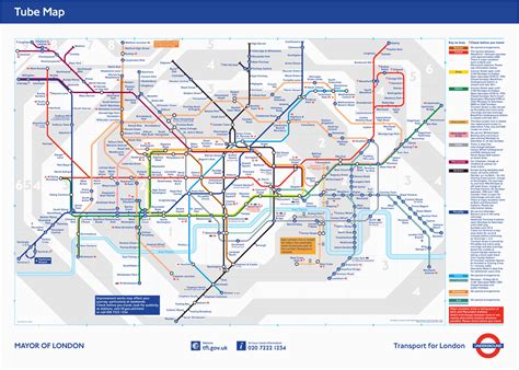 Tube Station Map For London England Secretmuseum