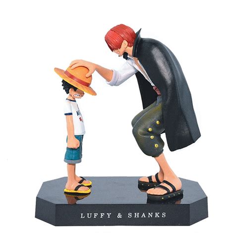 Buy Zktsryzktsry Anime One Piece Shanks Touching Luffy Figures Anime