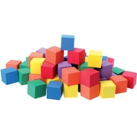 Edx Education Multi Coloured Foam Counting And Sorting Cubes 102 Pieces