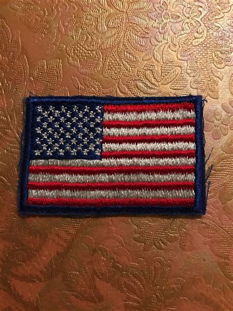 Vintage Usa Flag Patch United States Flag Patch Small Usa Flag Patch