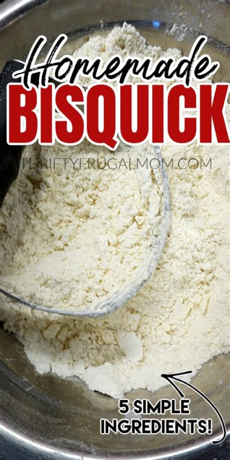 Homemade Bisquick Mix Recipe Cheap And Easy Thrifty Frugal Mom