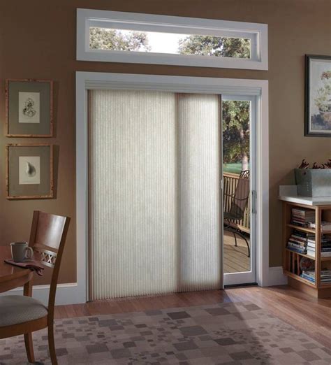 When looking for ideas for window coverings for large windows, you may select multiple shades if the windows stretch for more than 12 feet.smaller shades can be helpful in providing a sleek and cohesive look to your large windows that may be spanning through a large section of the wall. Sliding Glass Door Cover Ideas | Sliding Doors