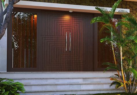 model pintu rumah minimalis modern menurut feng shui
