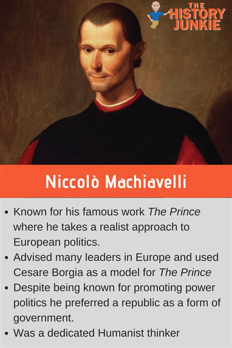 Niccolo Machiavelli Facts Writings And Accomplishments The History