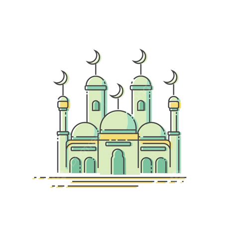 Masjid Islamic Mosque Vector Design Images Mosque Masjid Vector