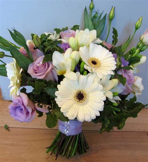 Lilacwhitebouquet Simply Flowers Brighouse Beautiful Flowers