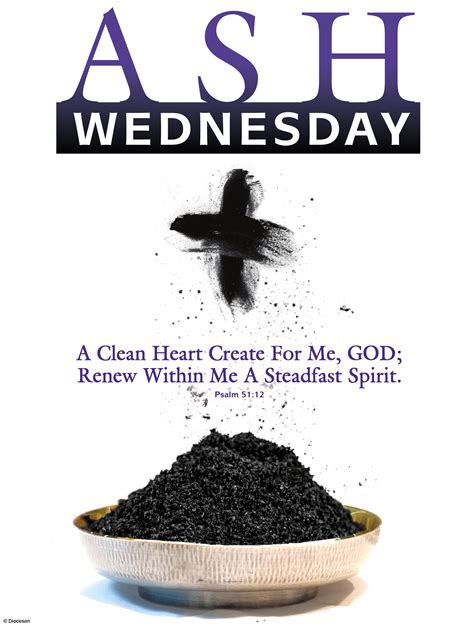 Ash Wednesday Ashes Diocesan