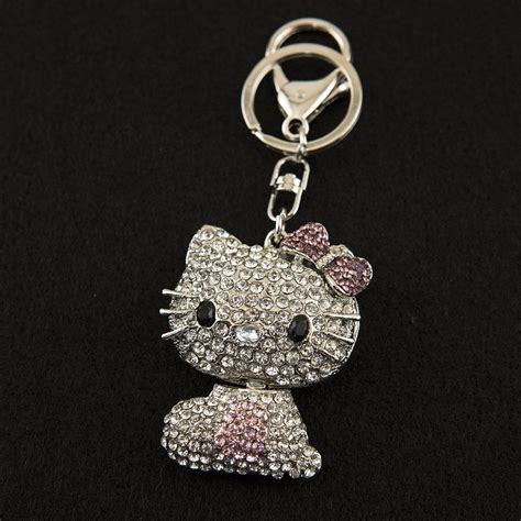 Hello Kitty Rhinestone Swarovski Crystal Charm Valentines Day Ts For Her Swarovski