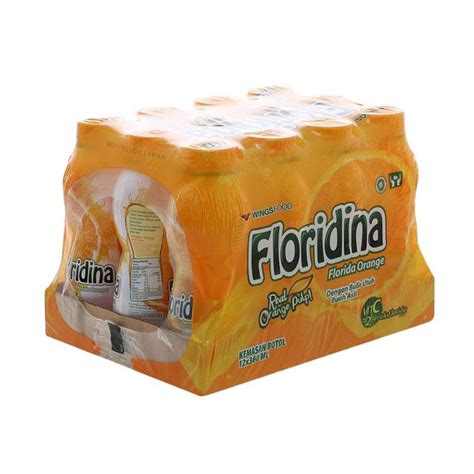 Jual Floridina Orange Pulp 360ml Isi 12 Pcs Botol Shopee Indonesia