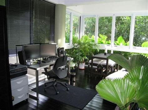 Admirable Home Office Design In House Balcony Decoration Green Plants