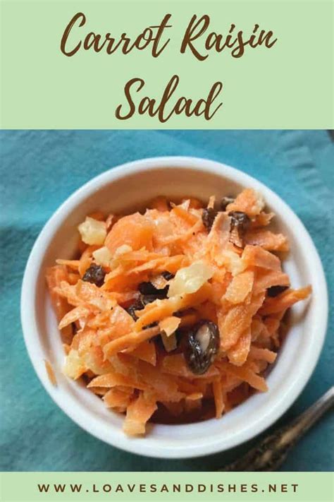 Easy Carrot Raisin Salad Recipe Like Chick Fil A Loaves And Dishes