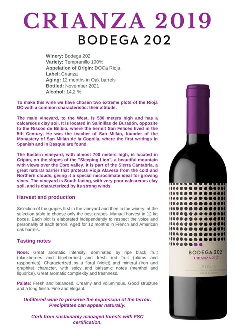 triple case crianza 2019 bodega 202 wines website