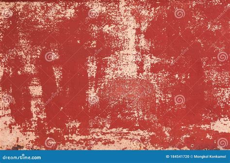 Abstract Grunge Texture Background With Scratch Vintage Old Red Color