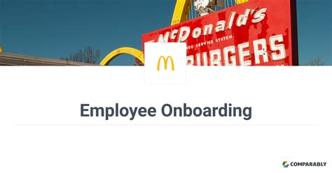 Joining Mcdonalds Employee Onboarding Comparably
