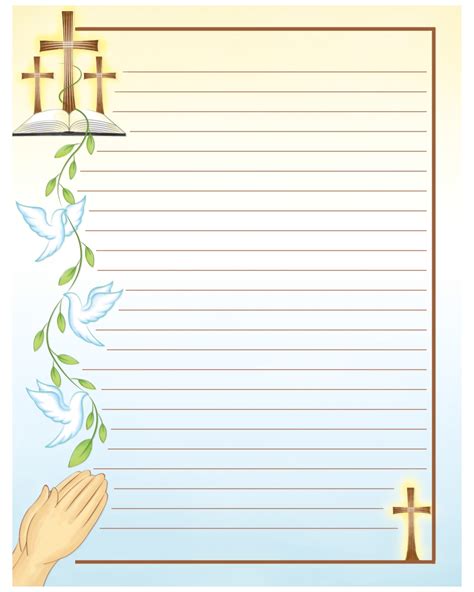 Free Printable Religious Letterhead - Printable Templates