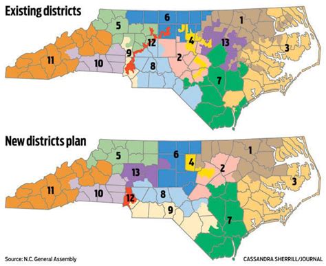 The Latest Redrawn Congressional Maps For Nc Get Final Approval