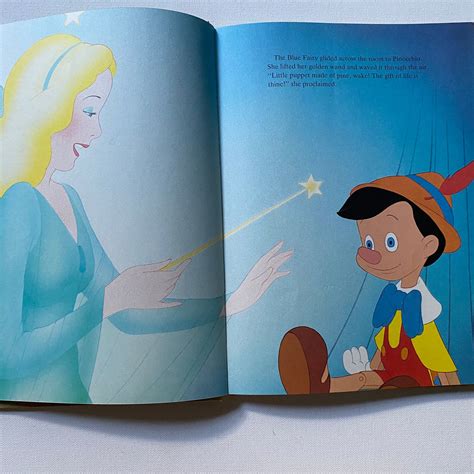 Vintage Disney Pinocchio Book Disney Classic Series Twin Etsy