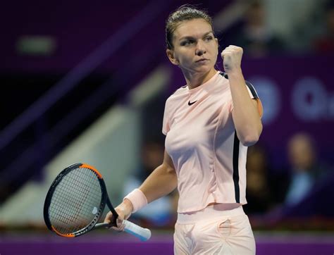 The romanian, who produced a stunning display to defeat serena williams in the final two years ago, tore her left. Simona Halep - Qatar WTA Total Open in Doha 02/16/2018 ...