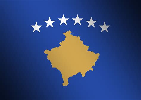 Coat of arms of kosovo. Die Flagge von Kosovo | Wagrati