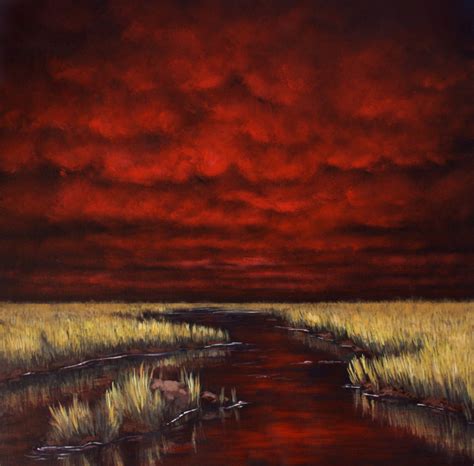 Sunset Stormy Sky Acrylic Painting Lesson Tim Gagnon Studio