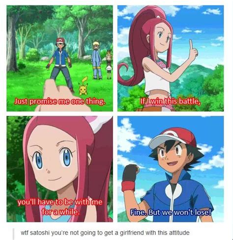 Ash Ketchum Doesnt Understand The Art Of Getting Girls On Pokemon