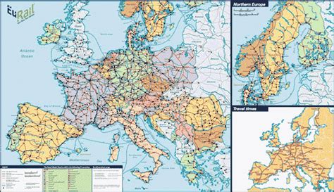 Map Of Europe Rail System Map