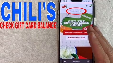 How To Check Chilis Gift Card Balance YouTube