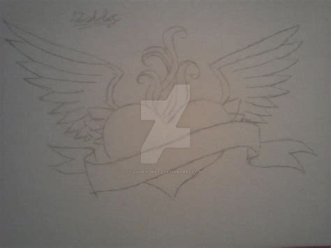Angel Heart Tattoo By Lilnekokatz On Deviantart