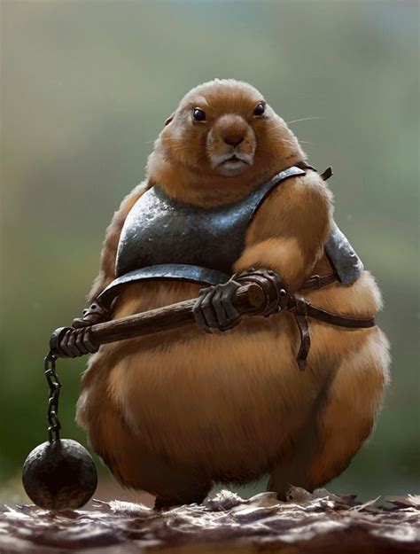 Warrior Prairie Dog Character Art Concept Art Characters Fantasy