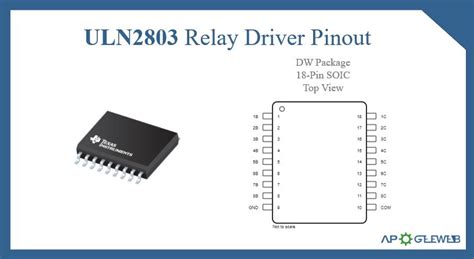 Uln2803 Relay Driver Datasheet Specification Circuit