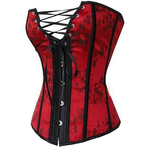 Wholesale Plus Size S Xl Red Sexy Cup Milk Lace Corsets Bustiers For