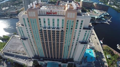Tampa Marriott Waterside Aerial Youtube