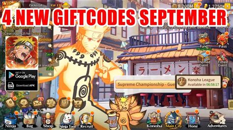 Nindo Fire Will New Giftcodes September Naruto Rpg Free All Lr