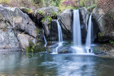 Beautiful Waterfall In Lushan Mountain Stock Image Image Of Cascade
