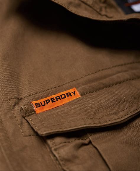 Mens Classic Rookie Military Jacket In Rusty Gold Superdry Ie