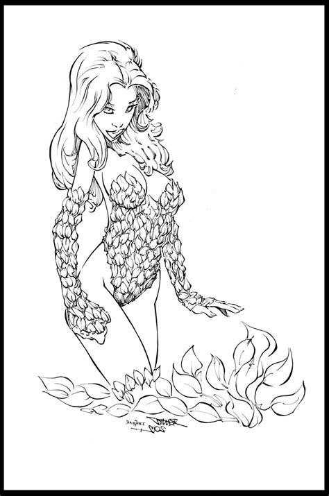Poison Ivy Coloring Pages For Quick Usage Educative Printable