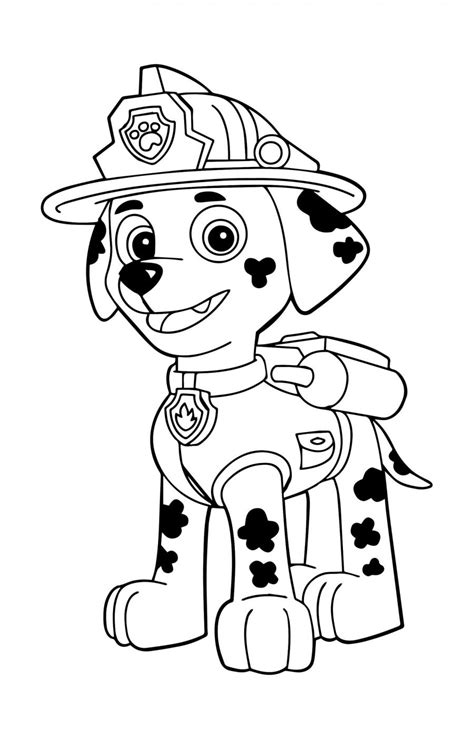 Marcus de la Pat' Patrouille  MonColoriage.fr