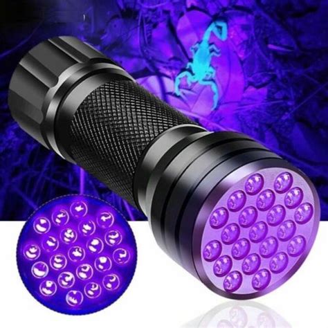 Pet Urine Detector Flashlight Torch Uv Flashlight Lamp Beads Black
