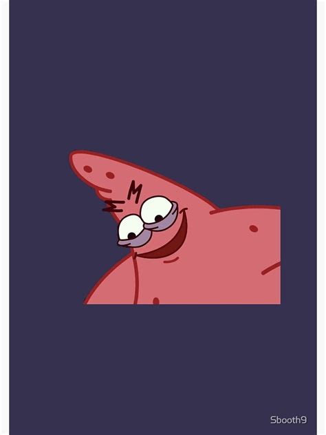 Evil Patrick Meme In Hd Spiral Notebook By Sbooth9 Redbubble