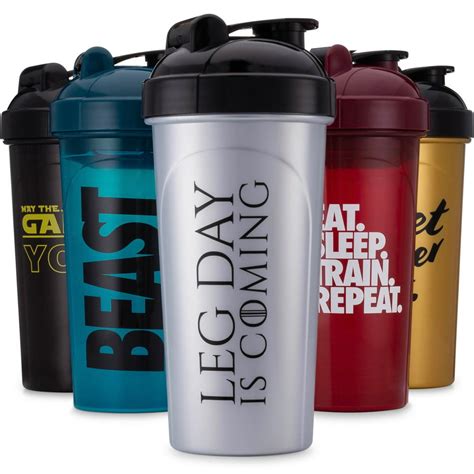 Hydra Cup 5 Pack Og Shaker Bottles 24oz Max Value Pack Shaker Cups Stand Out Colors And Logos