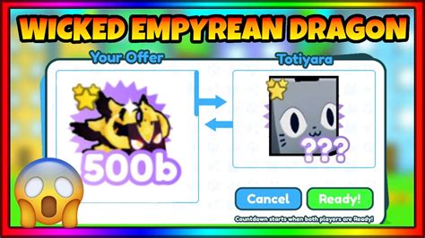 What Is A WICKED EMPYREAN DRAGON Worth In Pet Sim X YouTube